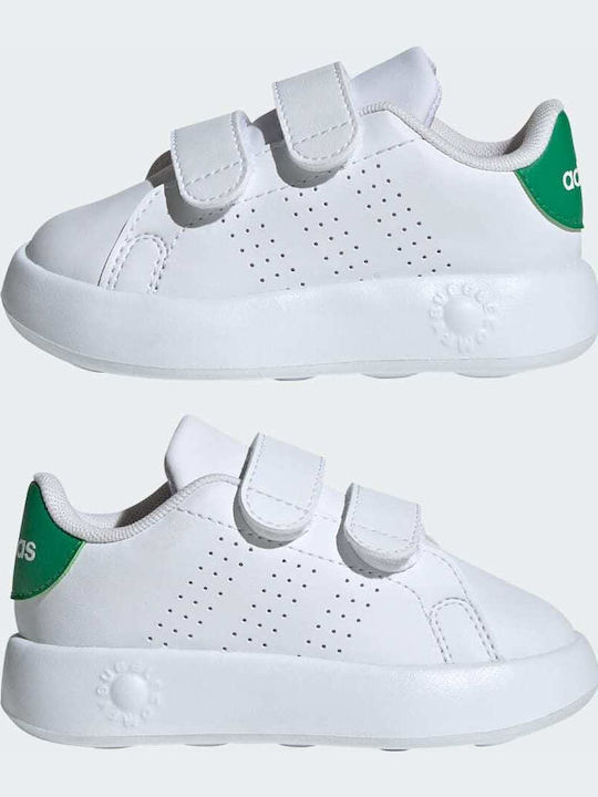 Advantage Kids Sneakers with Hoop & Loop Closure Cloud White / Green
