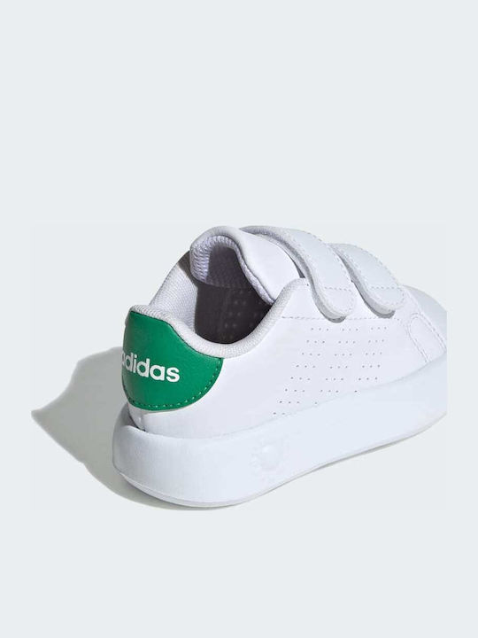 Advantage Kids Sneakers with Hoop & Loop Closure Cloud White / Green