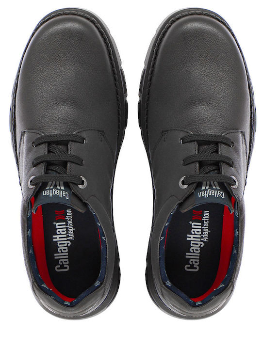 Men's Leather Casual Shoes Black