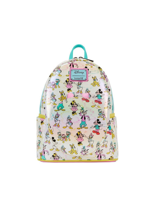 Loungefly Anniversary Aop Kids Bag Backpack Multicolored 15cmx10cmx25cmcm