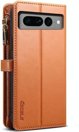 Star Series Zipper Портмоне Кафяв (Google Pixel 8)