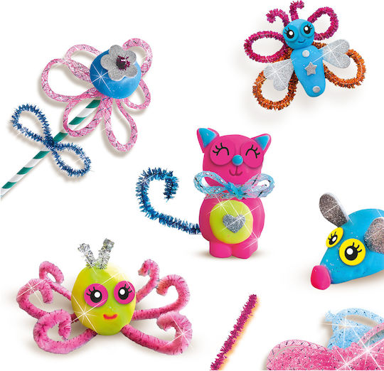 Ses Creative Knete Spiel-Set Glitter World Für Ab 3 Jahre 3 Stück