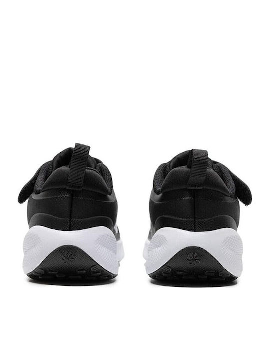 Revolution Revolution 7 Kids Sports Shoes Running with Hoop & Loop Closure Black