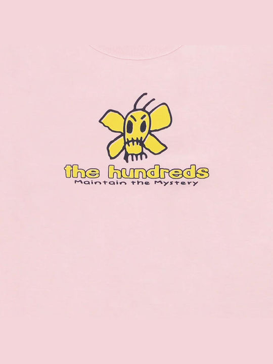 The Hundreds Ανδρικό T-shirt Κοντομάνικο Ροζ