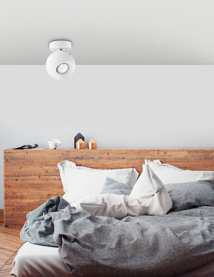 Nova Luce Monos Spot cu Soclu GU10 în Culoare Alb Nova Luce Monos Spot cu Soclu GU10 în Culoare Alb