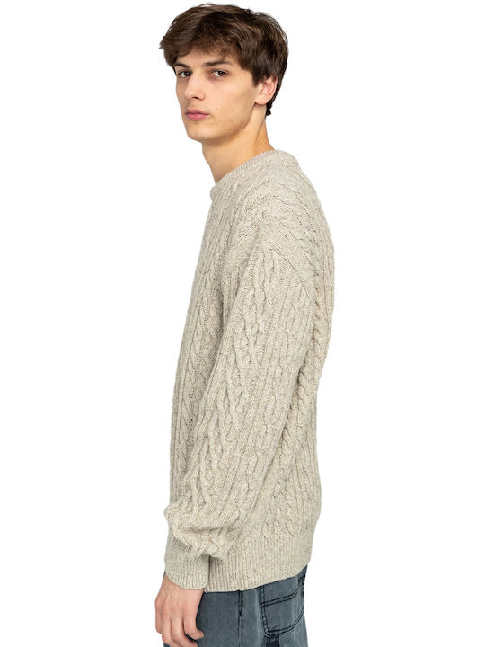 Element Men's Long Sleeve Sweater Beige