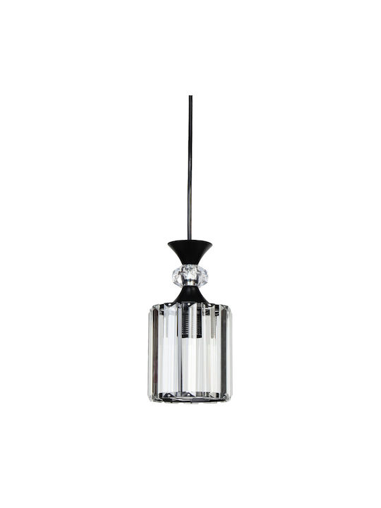 Keskor Pendant Light Black with Socket E27 10x20cm