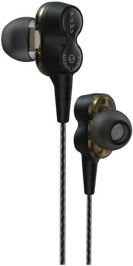 Devia EM102 În ureche Handsfree cu Mufă 3.5mm Black