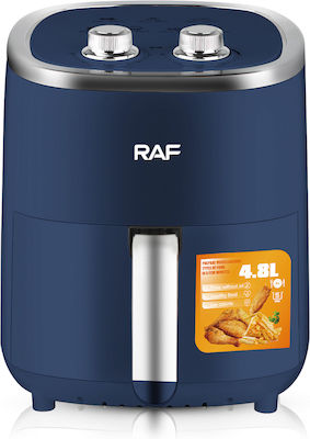 Raf R-5006B Air Fryer with Removable Basket 4.8lt Blue