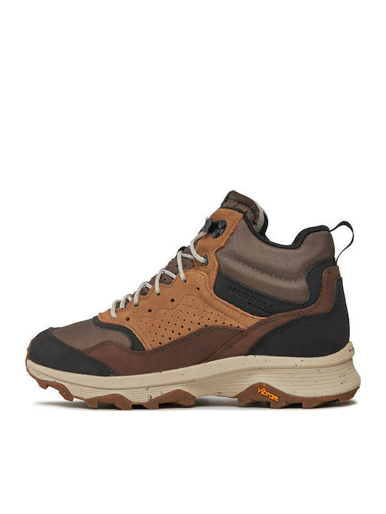 Merrell Speed Pentru Bărbați Încălțăminte De Drumeție Tip Botine Impermeabile Maro