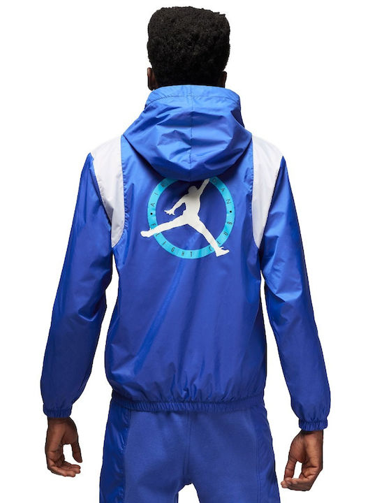 Jordan Flight Mvp Men's Sweatshirt with Hood Blue