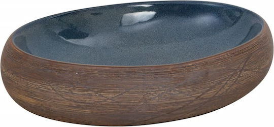 vidaXL Επικαθήμενος Νιπτήρας Κεραμικός 59x40x15cm