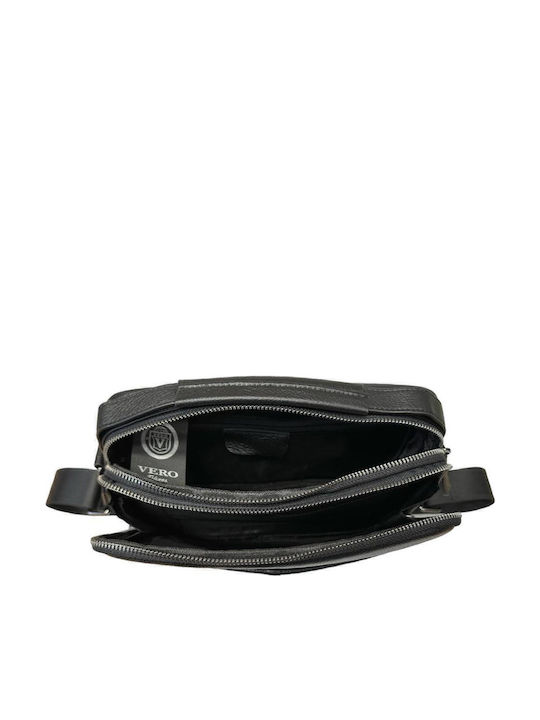 Leather Men's Bag Shoulder / Crossbody Black