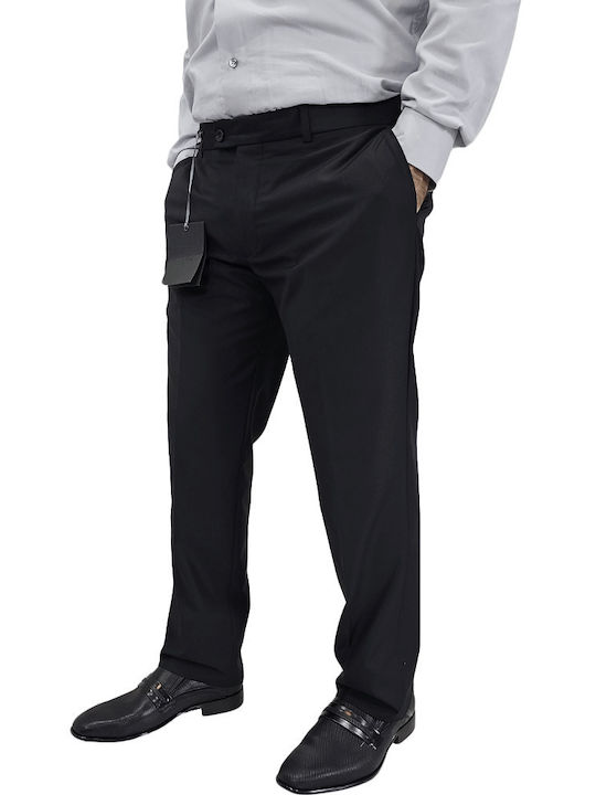 Trousers in Slim Fit Black