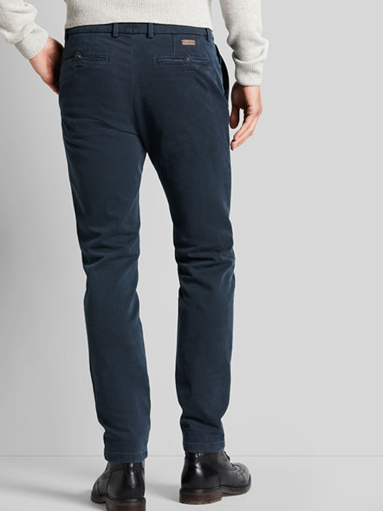 Bugatti Men's Trousers Chino in Straight Line BLUE