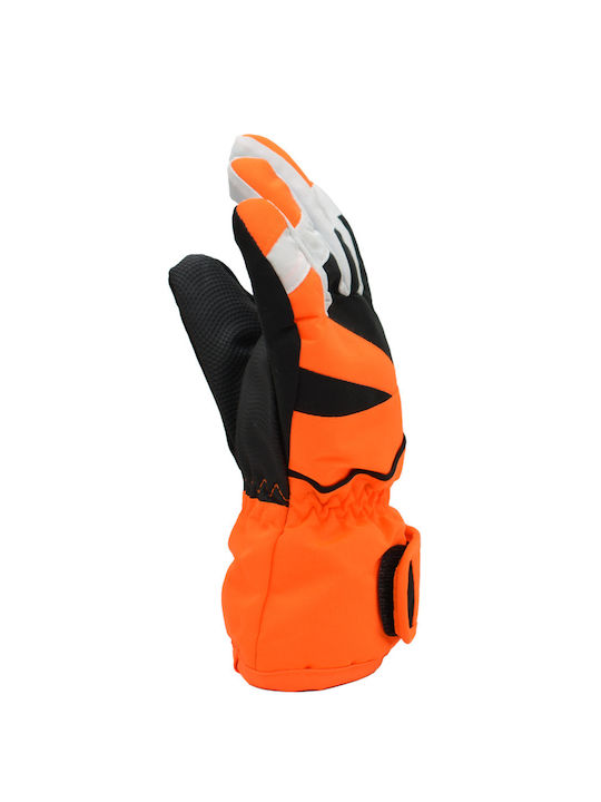 Brims and Trims Kids Ski & Snowboard Gloves Orange