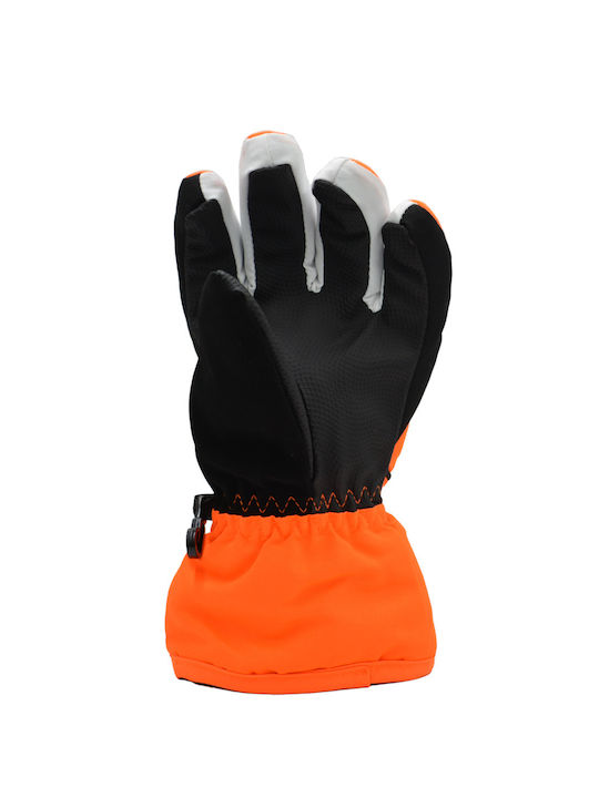 Brims and Trims Kids Ski & Snowboard Gloves Orange