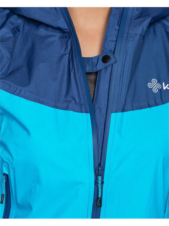 Kurz Damen Puffer Jacke Wasserdicht und Winddicht Dark Blue