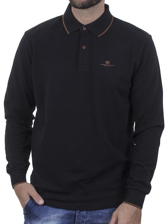 Polo Bluza Tricou Cu Mânecă Scurtă Total Negru