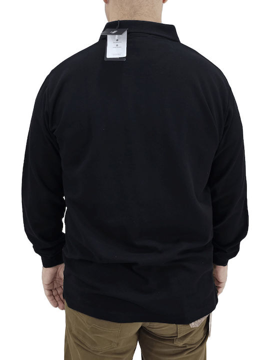 Polo Bluza Tricou Cu Mânecă Scurtă Total Negru