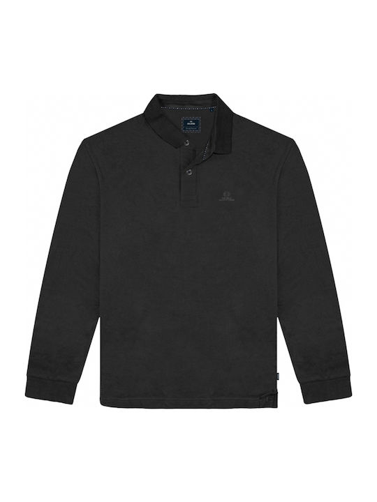 Polo Bluza Tricou Cu Mânecă Scurtă Total Negru