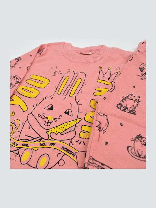 Extan Bebe Kids' Pajamas Winter Pink