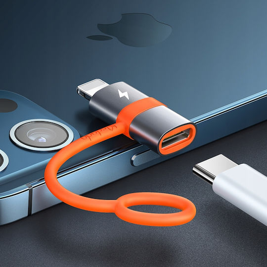 Mcdodo Μετατροπέας Lightning male σε USB-C female Πορτοκαλί 1τμχ OT-0510
