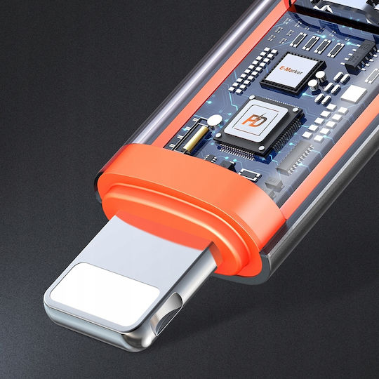 Mcdodo Μετατροπέας Lightning male σε USB-C female Πορτοκαλί 1τμχ OT-0510