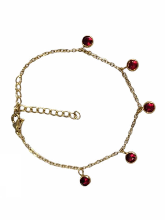 Tatu Moyo Bracelet made of Steel Gold Plated