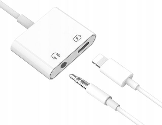 Lightning Konverter männlich zu 3.5mm weiblich Weiß 1 Stück CO2-0062