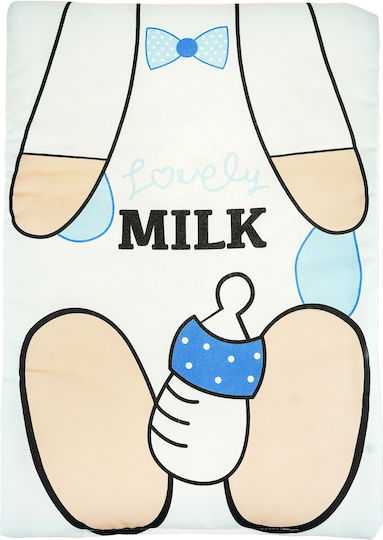 Poo Poo Σετ Λίκνου Milk For Boys Λευκό 2τμχ