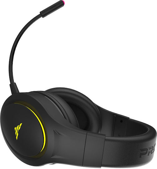 Preyon Hurricane Fly Безжичен Надушници Геймърски слушалки с връзка 3,5 мм / USB Черен