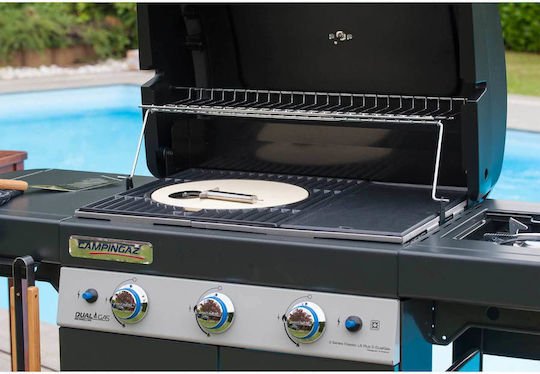 Campingaz Series Classic Gasgrill Rost 61cmx45cmcm mit 3 cm 9.6kW und Seitenbrenner