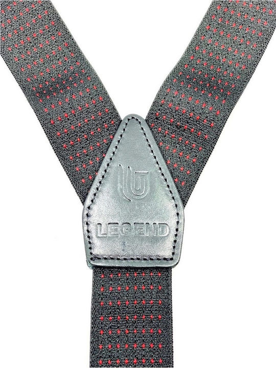 Legend Accessories Тиранти Отпечатани Черен