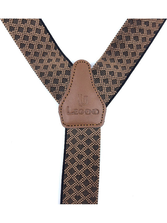 Legend Accessories Тиранти Printed Brown