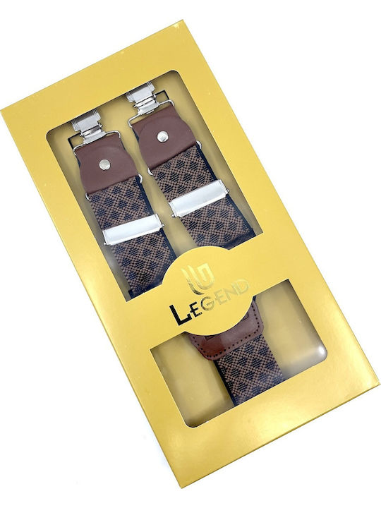 Legend Accessories Тиранти Printed Brown
