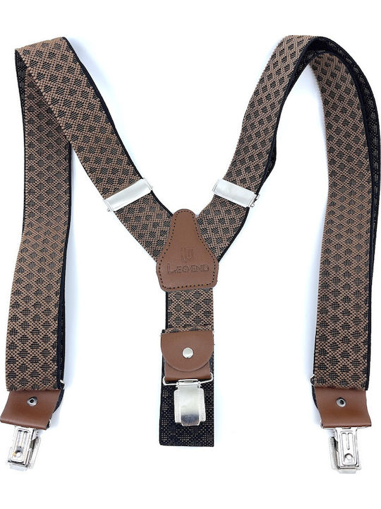 Legend Accessories Тиранти Printed Brown