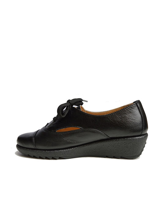 Relax Anatomic Γυναικεία Oxfords σε Μαύρο Χρώμα