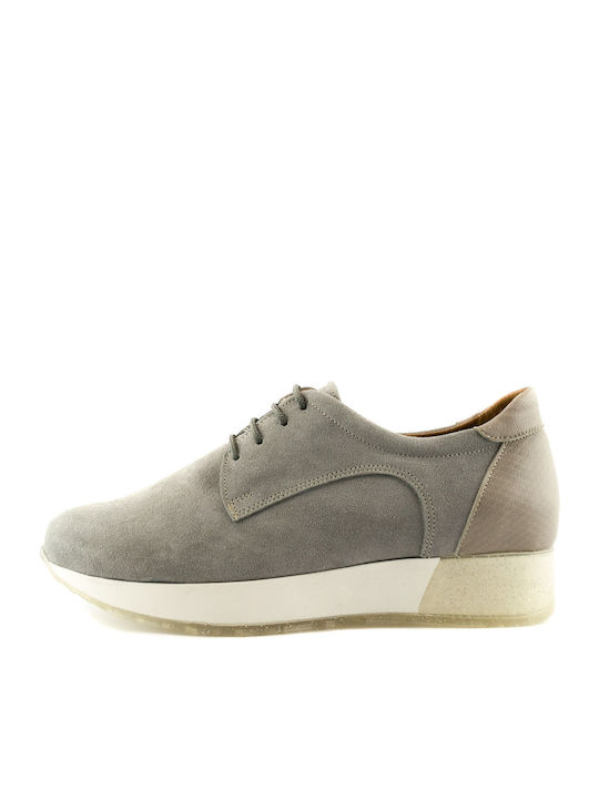 Γυναικεία Oxfords σε Γκρι Χρώμα