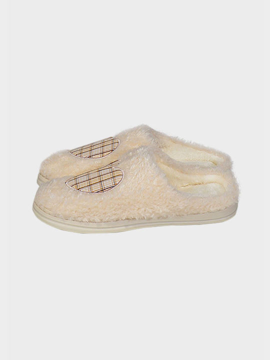 G Secret Winter Women's Slippers in Beige color