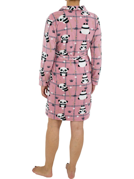 Goodnight Winter Women's Robe Pink