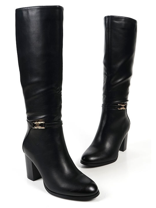 Plato Damenstiefel Schwarz