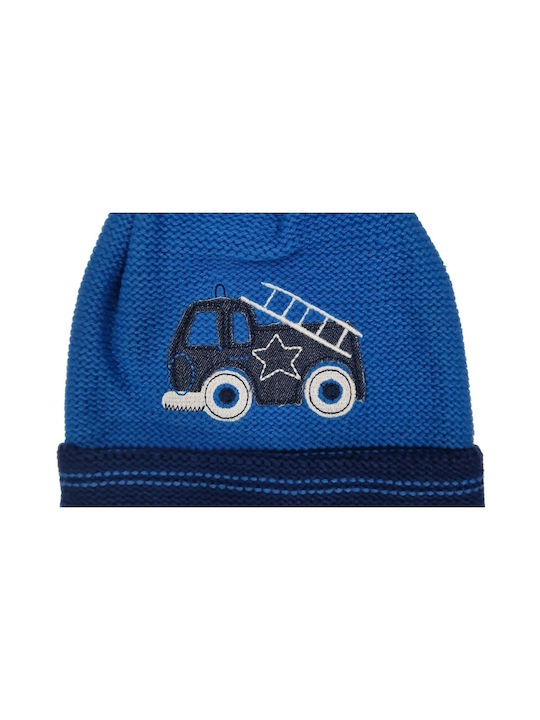 Stamion Kids Beanie Knitted Blue