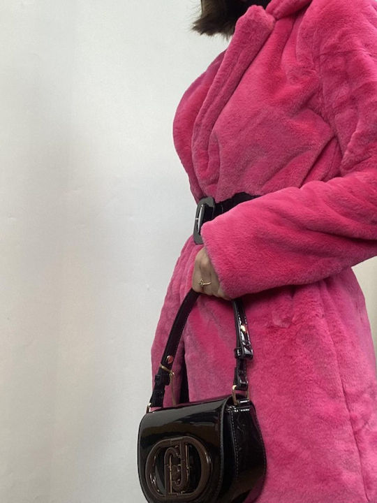Women's Short Fur Fuchsia