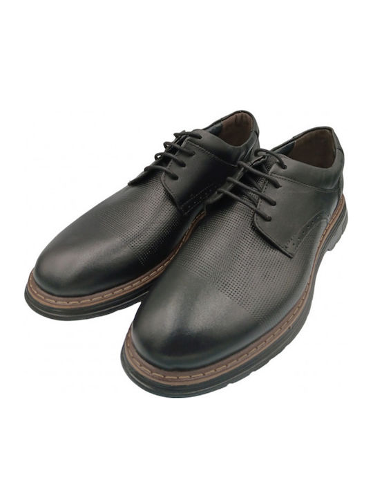 Δερμάτινα Ανδρικά Oxfords Μαύρα