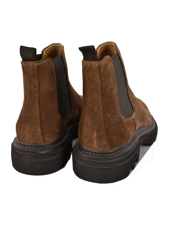 Suede Brown Men's Boots