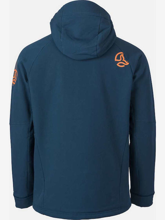 Χειμωνιάτικο Μπουφάν Softshell Αδιάβροχο και Αντιανεμικό Μπλε