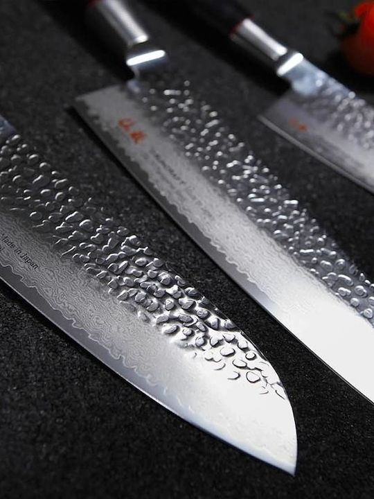 Senzo Suncraft Classic Μαχαίρι Ψωμιού από Δαμασκηνό Ατσάλι 22cm