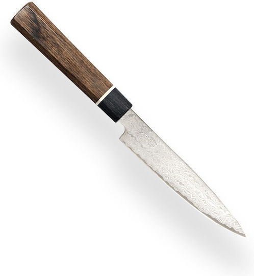Senzo Suncraft Black Knife Petty from Damascus Steel 12cm