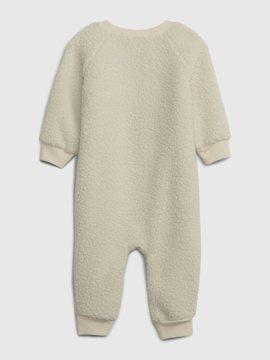 GAP Sherpa Logo Baby Bodysuit Set birch